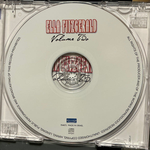 Ella Fitzgerald : Ella Fitzgerald - Volume Three (CD, Album, Comp)