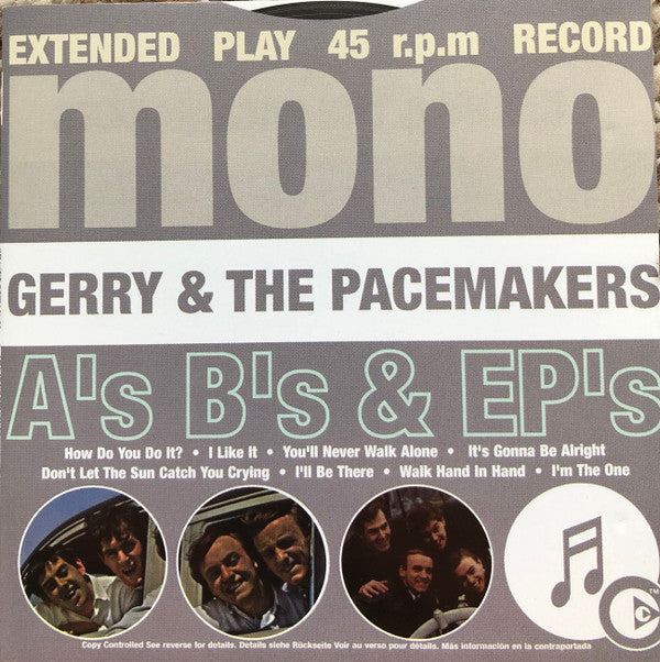 Gerry & The Pacemakers : A's B's & EPs (CD, Comp, Mono, Cop)