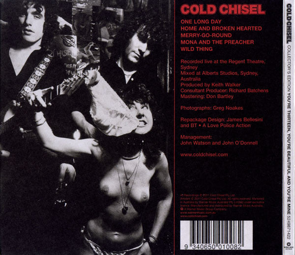 Cold Chisel : You're Thirteen, You're Beautiful And You're Mine (Collector's Edition) (CD, EP, RE, RM)
