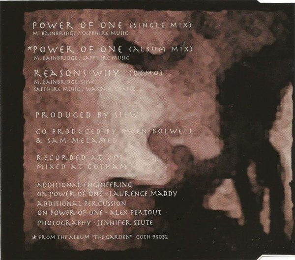 Merril Bainbridge : Power Of One (CD, Single)