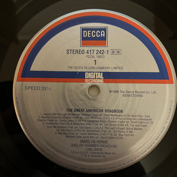 Marilyn Horne, English Chamber Orchestra : Beautiful Dreamer (LP, Comp)