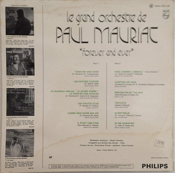 Le Grand Orchestre De Paul Mauriat : Forever And Ever (LP, Album)