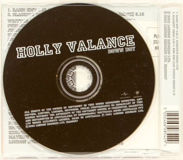Holly Valance : Down Boy (CD, Single, CD2)