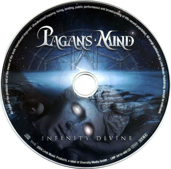 Pagan's Mind : Infinity Divine (CD, Album)