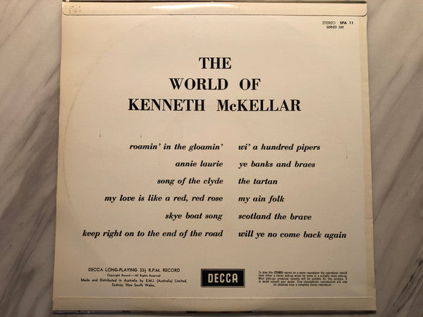 Kenneth McKellar : The World Of Kenneth McKellar (LP, Comp)