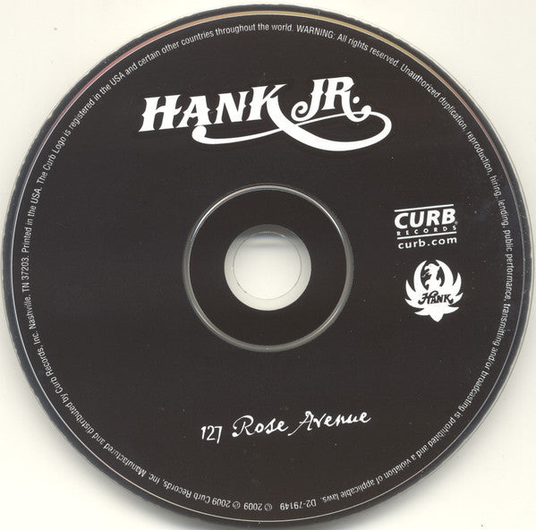 Hank Williams Jr. : 127 Rose Avenue (CD, Album)