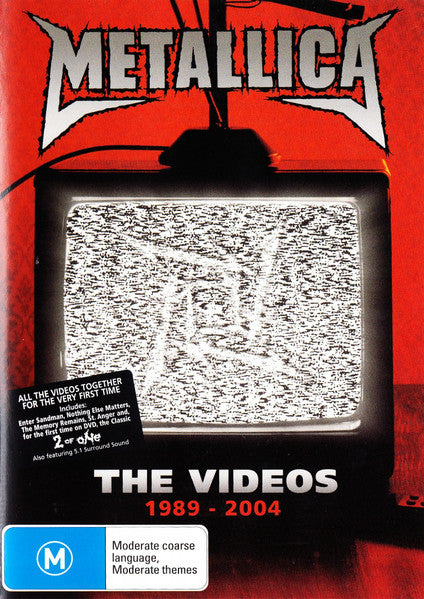 Metallica : The Videos 1989 - 2004 (DVD-V, Comp, Multichannel, PAL, Tec)