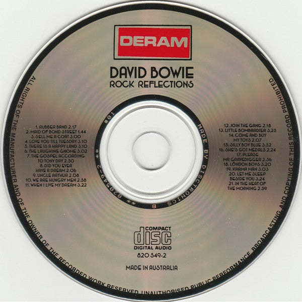 David Bowie : Rock Reflections (CD, Comp)