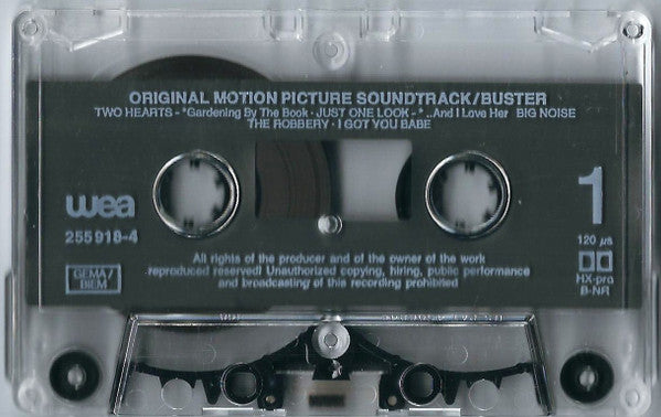 Various : Buster (Original Motion Picture Soundtrack) (Cass, Comp)