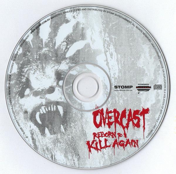 Overcast (3) : Reborn To Kill Again (CD, Album)