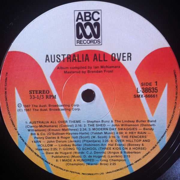 Various - Ian McNamara's* : Australia All Over (LP, Album, Comp)