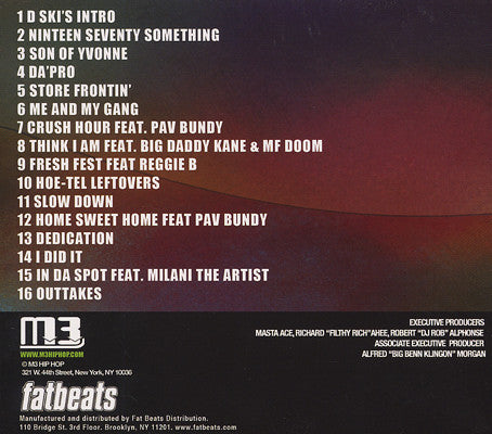 Masta Ace : MA_DOOM: Son Of Yvonne (CD, Album)