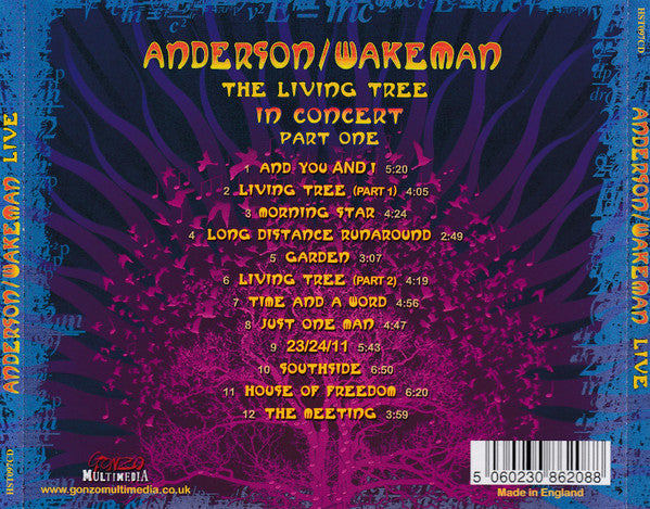 Anderson* / Wakeman* : The Living Tree In Concert Part One (CD, Album)