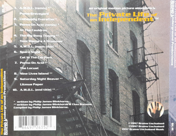 Philip James Blinkhorne : The Private Life Of An Independent - An Original Motion Picture Soundtrack (CD, Album)