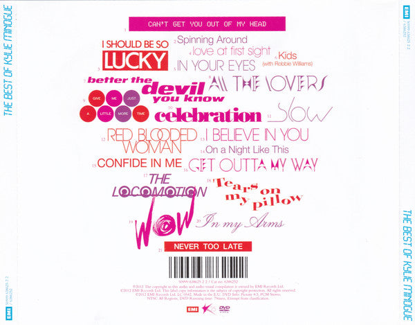 Kylie Minogue : The Best Of Kylie Minogue (CD, Comp + DVD-V, NTSC + S/Edition)