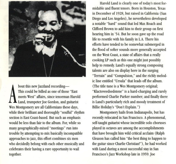 Harold Land : West Coast Blues! (CD, Album, RE, RM)