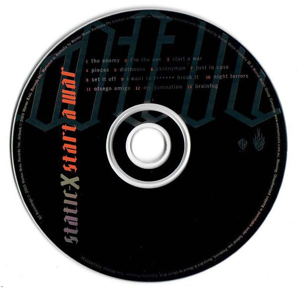 Static-X : Start A War (CD, Album)