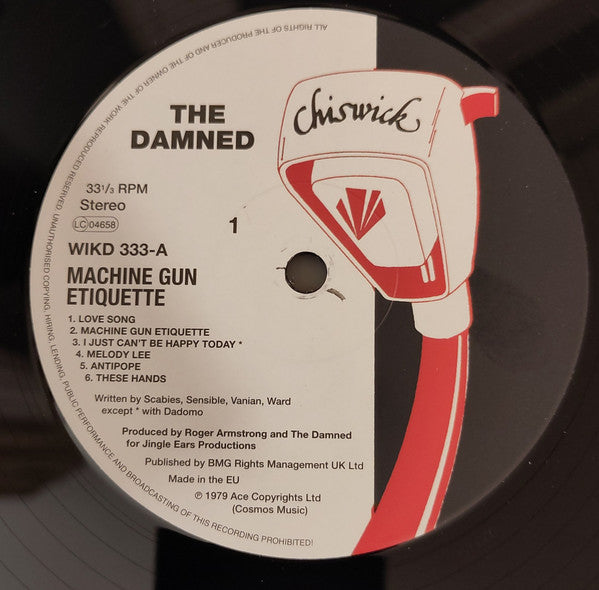The Damned : Machine Gun Etiquette (LP, Album, RE)