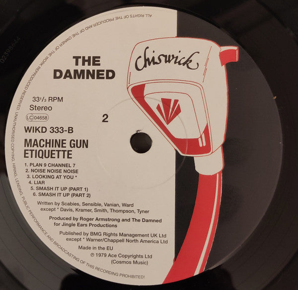 The Damned : Machine Gun Etiquette (LP, Album, RE)
