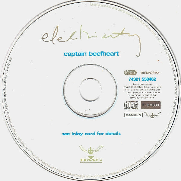 Captain Beefheart : Electricity (CD, Comp)