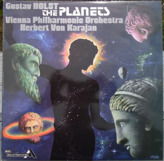 Gustav Holst - Wiener Philharmoniker, Wiener Staatsopernchor, Herbert Von Karajan : The Planets (LP, RE)