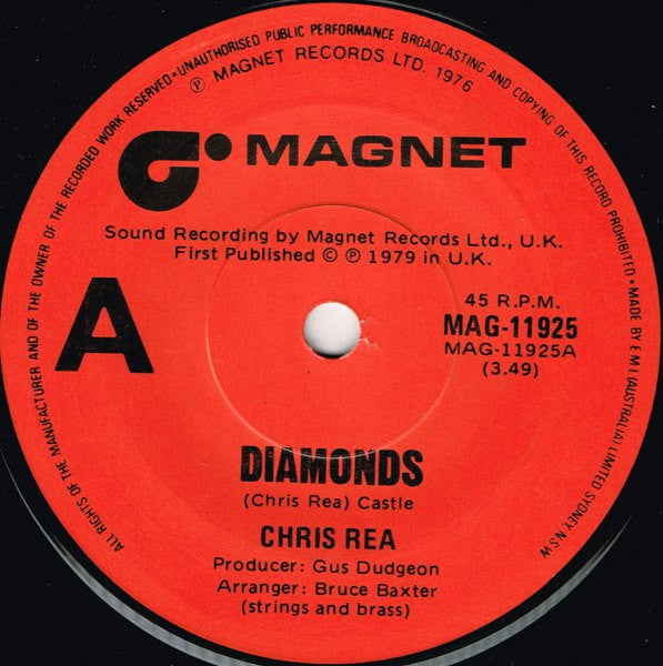 Chris Rea : Diamonds (7", Single)