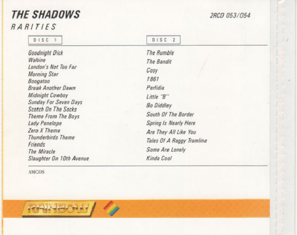 The Shadows : Rarities (2xCD, Comp)