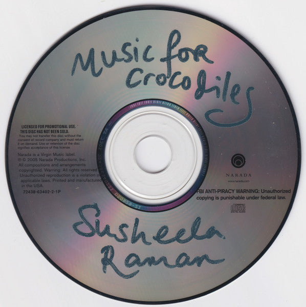 Susheela Raman : Music For Crocodiles (CD, Album, Promo)