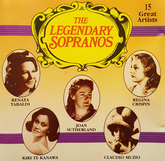 Various : The Legendary Sopranos - 15 Great Artists (CD, Album, Comp)