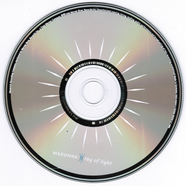 Madonna : Ray Of Light (CD, Album, RP)