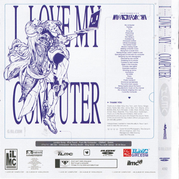 Ninajirachi : I Love My Computer (CD, Album, RE)