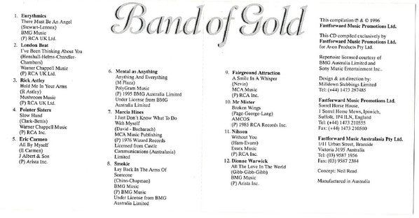 Various : Band of Gold - Eternal Love Songs (CD, Comp)