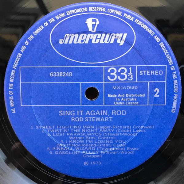 Rod Stewart : Sing It Again Rod (LP, Comp, Die)