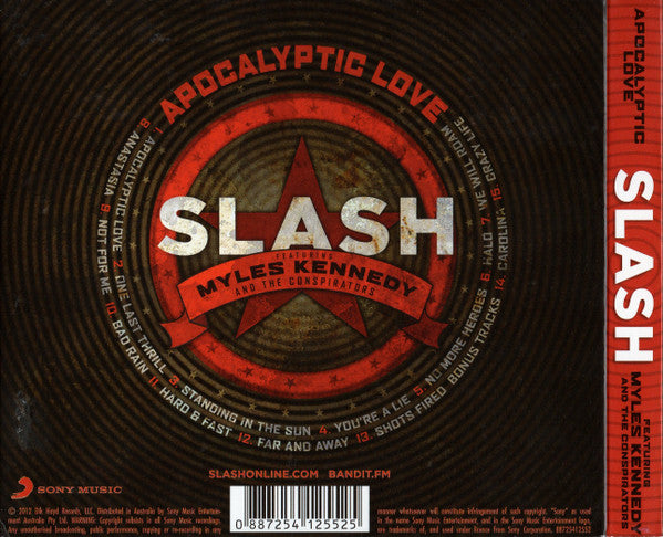 Slash (3) Featuring Myles Kennedy And The Conspirators : Apocalyptic Love (Dlx + CD, Album + DVD)