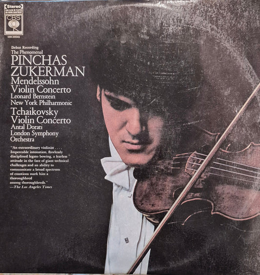 Pinchas Zukerman - Mendelssohn*, Tchaikovsky* : Violin Concertos (LP)