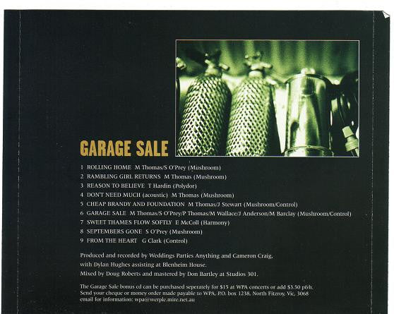 Weddings, Parties, Anything : Riveresque / Garage Sale (2xCD, Album)