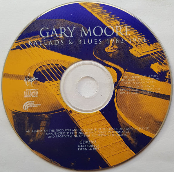 Gary Moore : Ballads & Blues (1982 - 1994) (CD, Album, Comp, Blu)