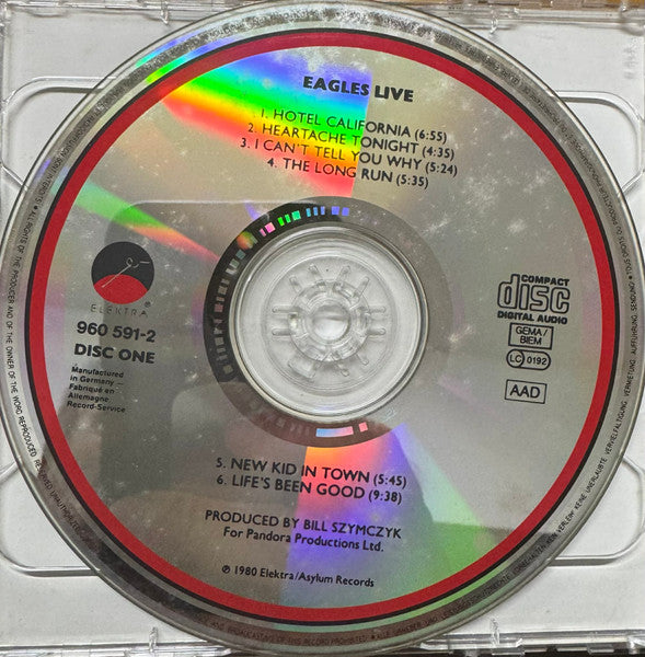Eagles : Eagles Live (2xCD, Album, RE, RM)