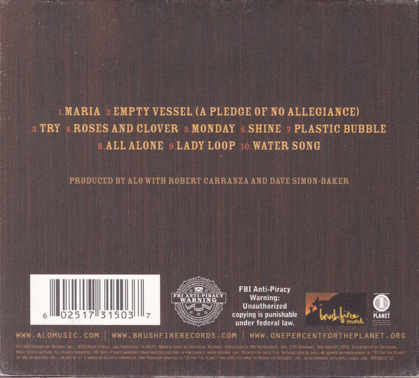 ALO * Animal Liberation Orchestra : Roses & Clover (CD, Album)