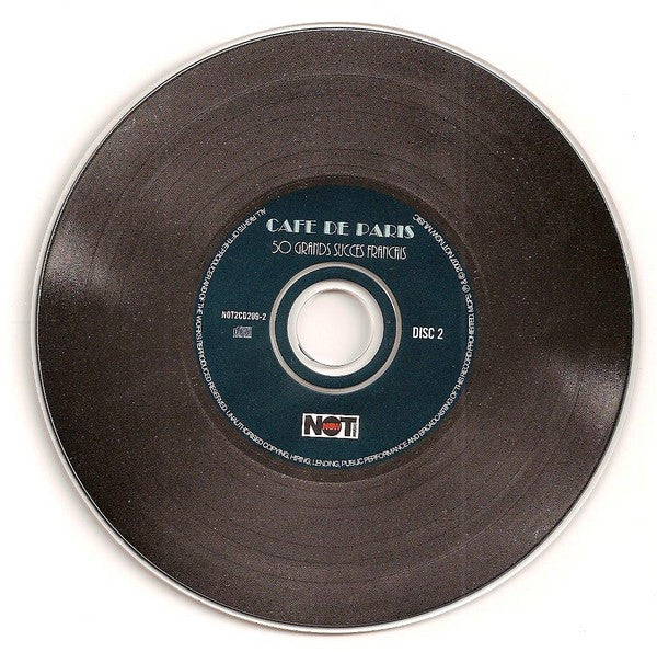 Various : Café De Paris (50 Grands Succès Français) (2xCD, Comp)