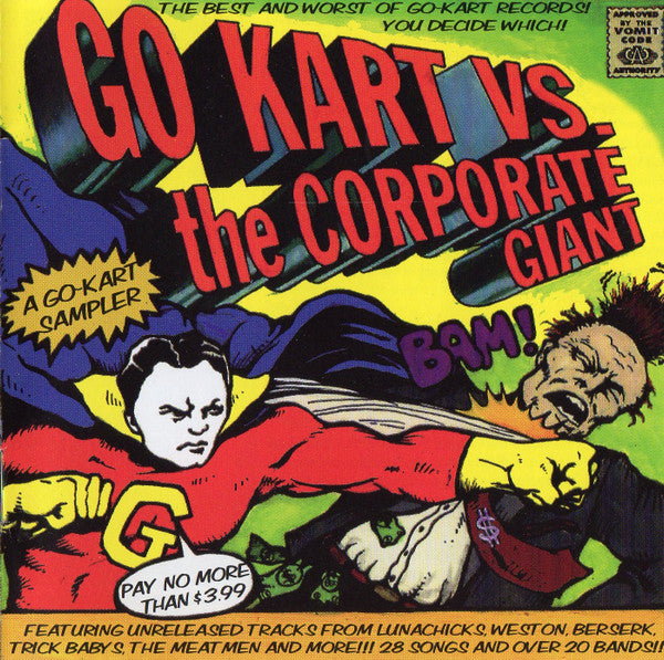 Various : Go-Kart Vs. The Corporate Giant (CD, Smplr)