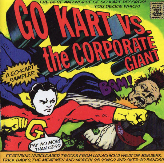 Various : Go-Kart Vs. The Corporate Giant (CD, Smplr)