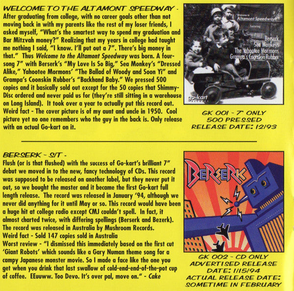 Various : Go-Kart Vs. The Corporate Giant (CD, Smplr)