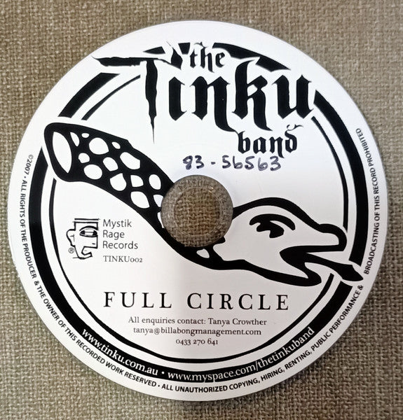 The Tinku Band : Full Circle (CD, Album)