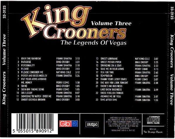 Various : King Crooners: The Legends Of Vegas - Volume Three (CD)