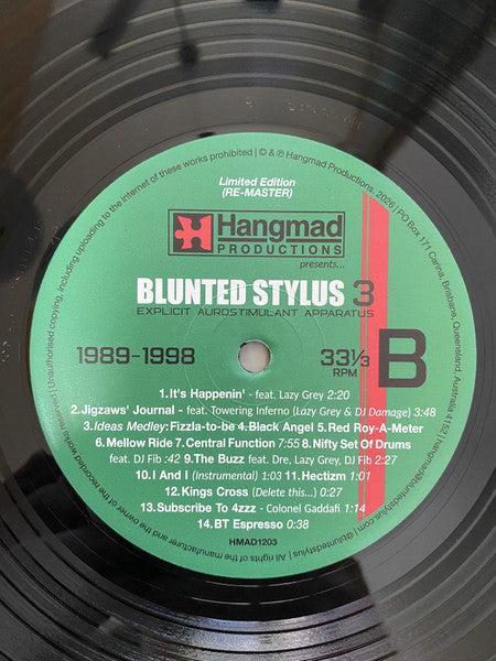 Blunted Stylus : Blunted Stylus 3 (LP, Ltd, Num)