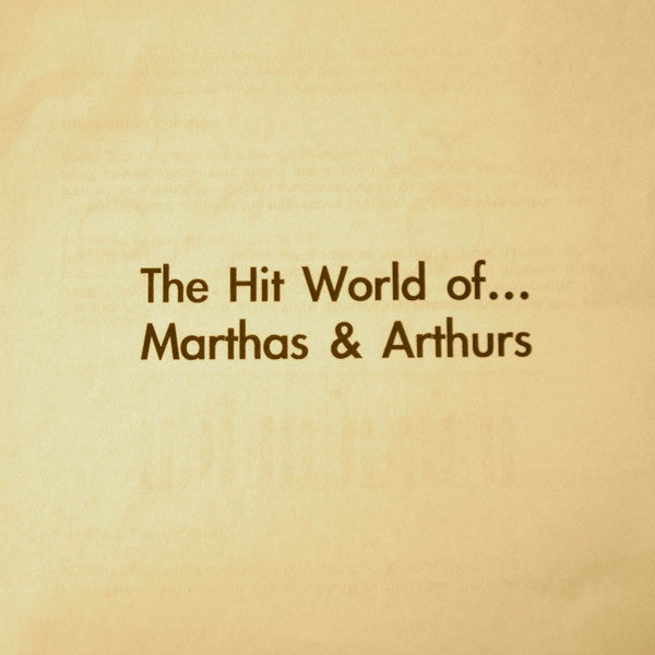 Marthas & Arthurs : The Hit World Of... Marthas & Arthurs (CD, Album)