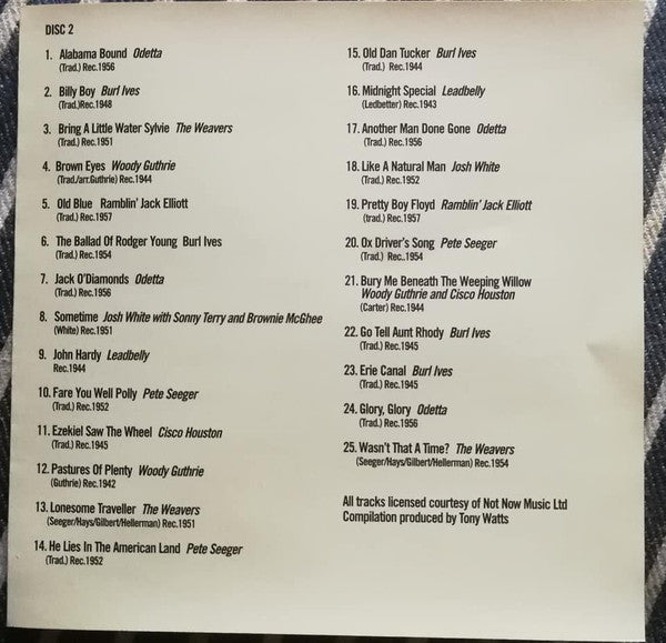 Various : American Folk Anthology (2xCD, Comp)