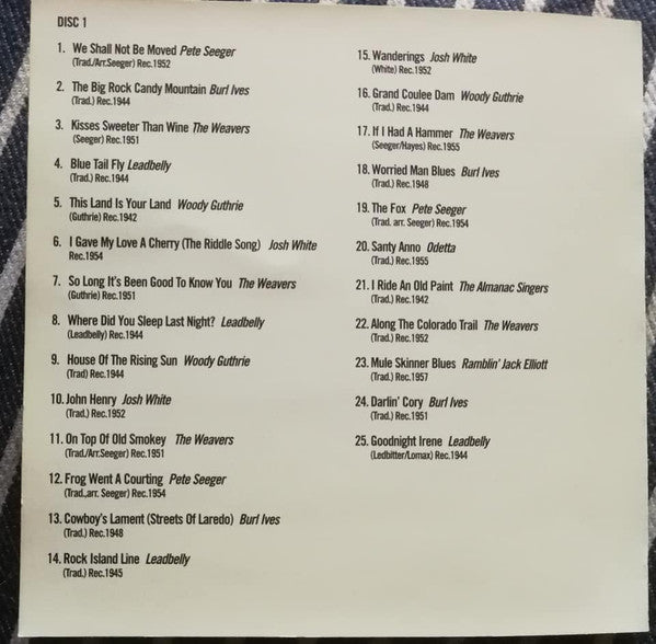 Various : American Folk Anthology (2xCD, Comp)