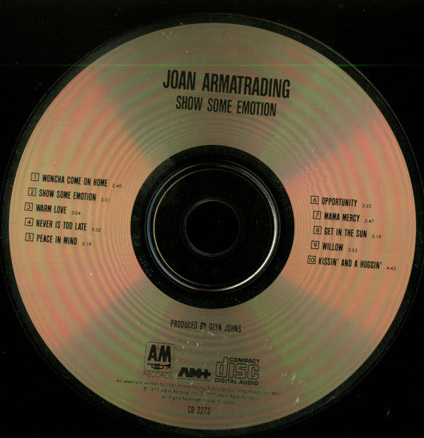 Joan Armatrading : Show Some Emotion (CD, Album, RE)